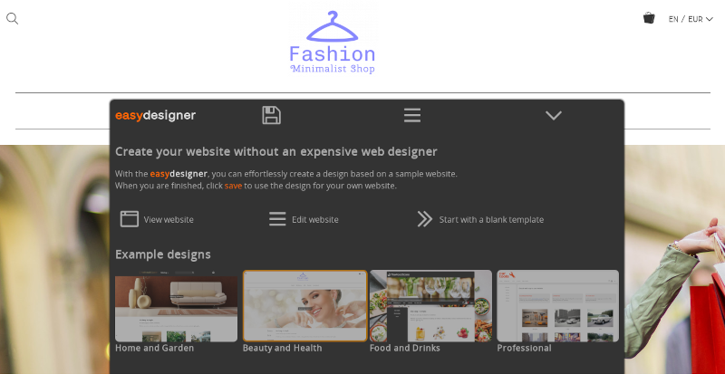 Skjermbilde av Easy Designer